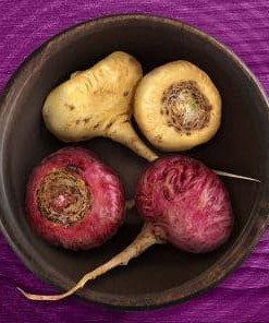 Macawurzel in einer Schüssel