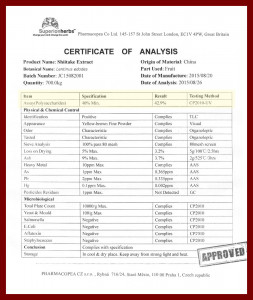 Shiitake-Extrakt-COA